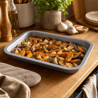 Non-Stick Deep Roasting Tin - 2 Pack (25cm) - liquidation.store