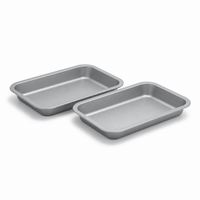 Non-Stick Deep Roasting Tin - 2 Pack (25cm) - liquidation.store