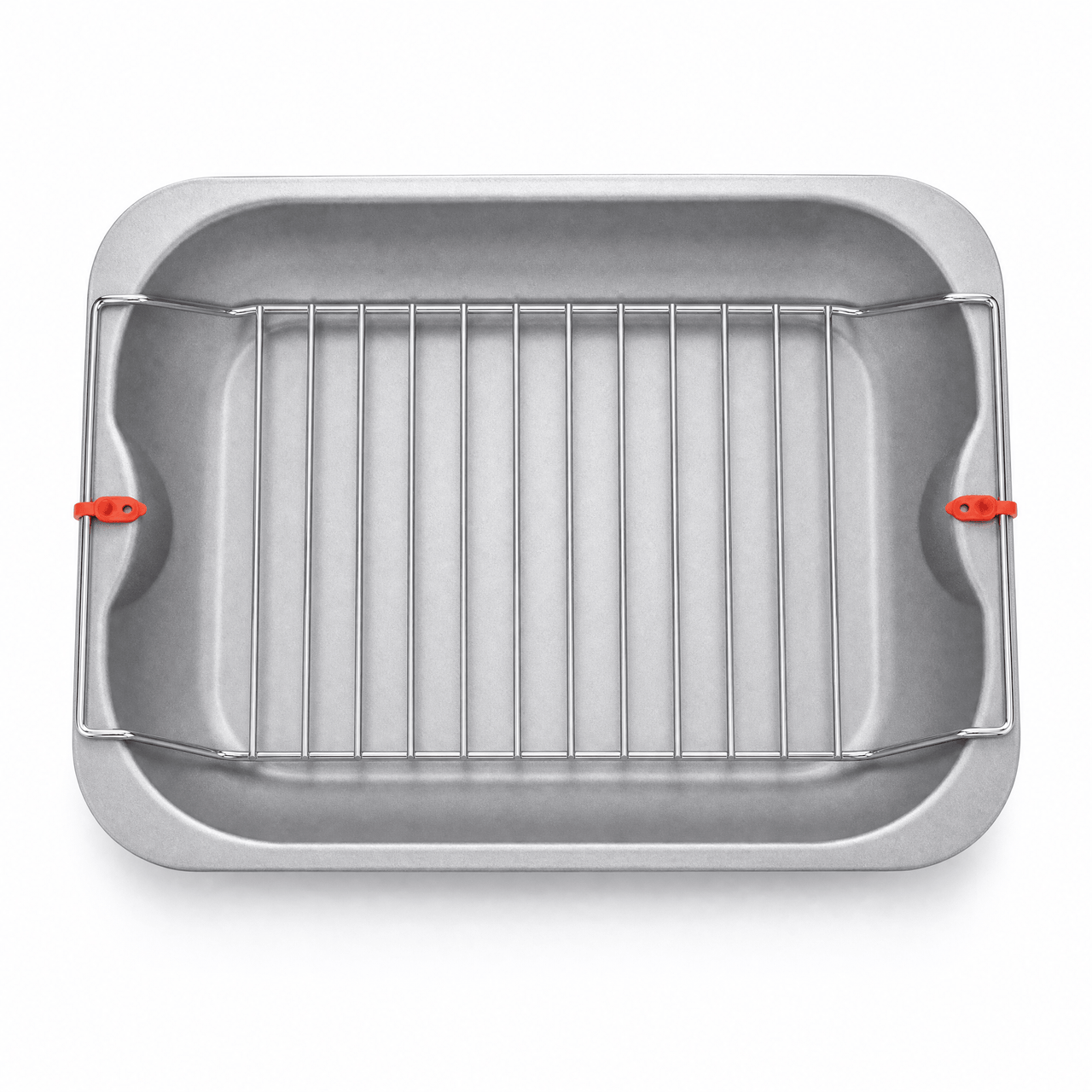 Non-Stick Roasting Tray & Removable Rack - 38CM - liquidation.store