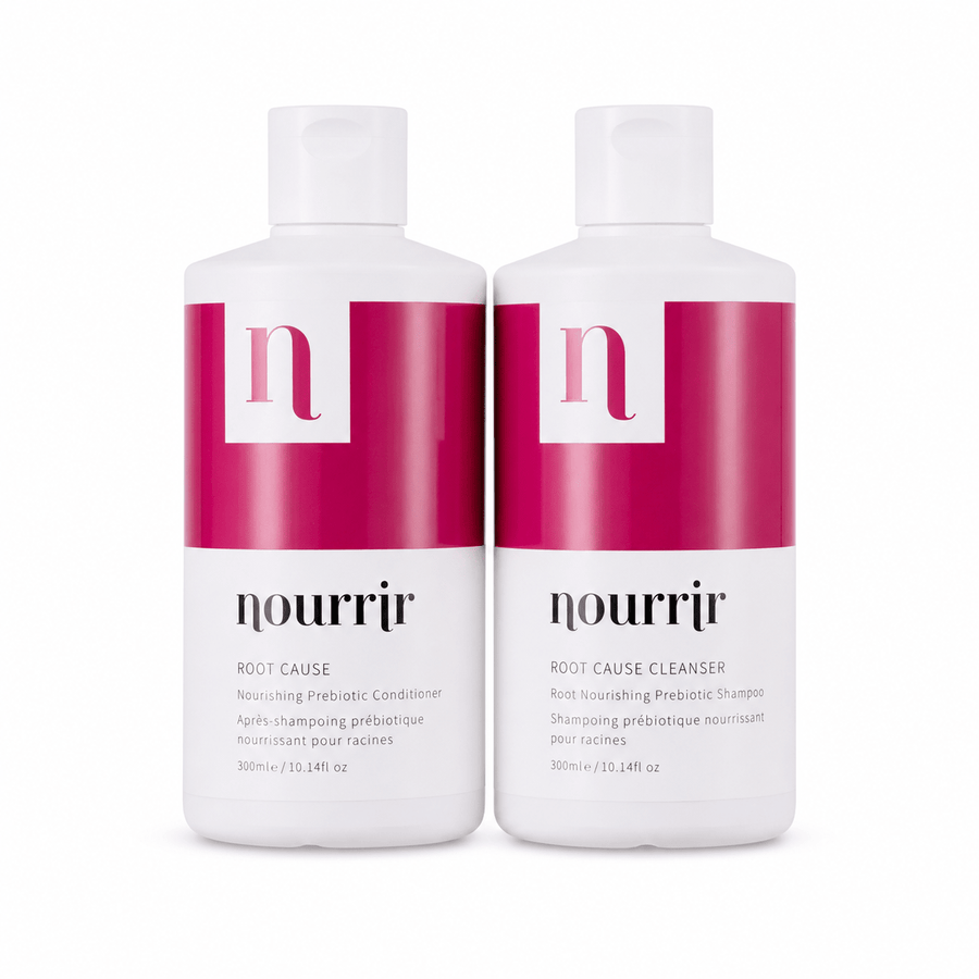 Nourrir Root Cause Prebiotic Shampoo & Conditioner Duo (2 x 300ml) - liquidation.store