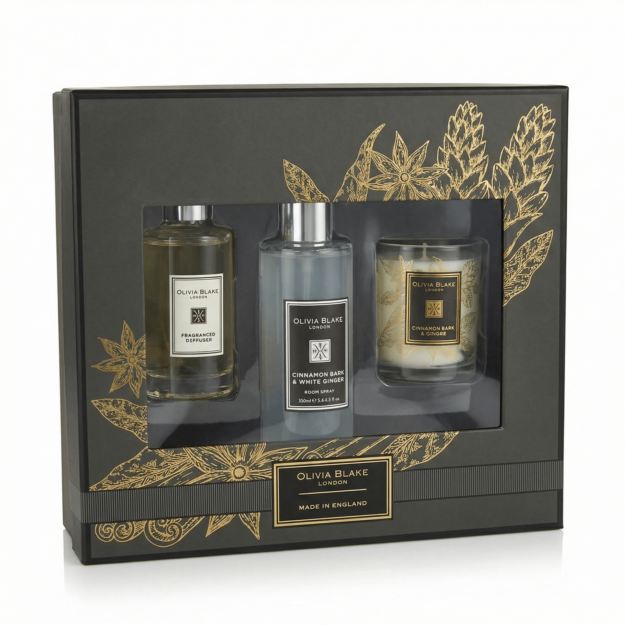 Cinnamon Bark & White Ginger Home Fragrance Set – liquidation.store