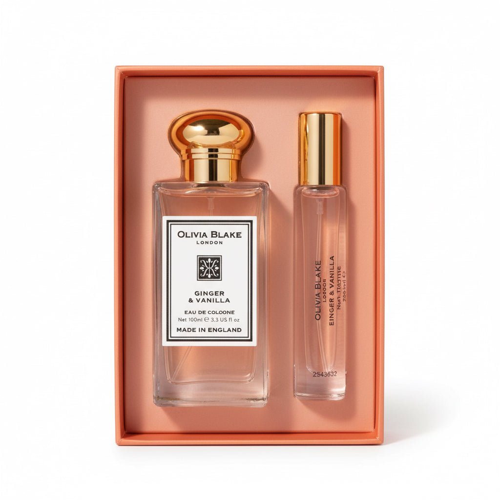 Olivia Blake Ginger & Vanilla Fine Fragrance Travel Duo Set - liquidation.store