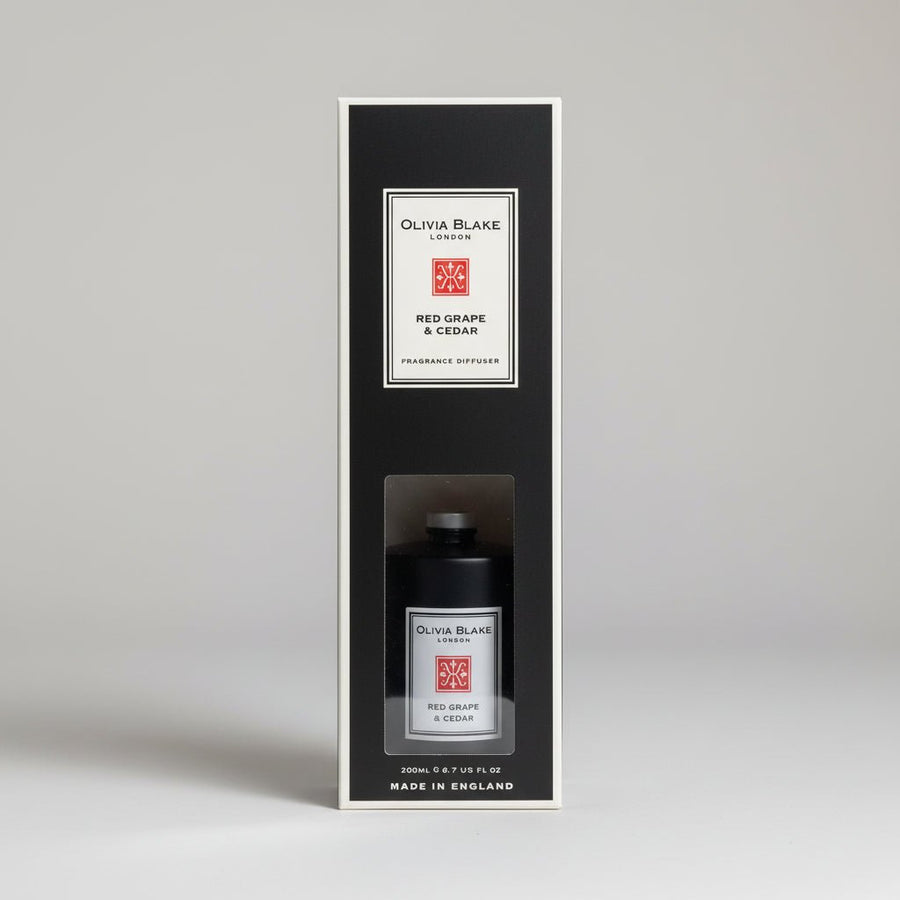 Olivia Blake Red Grape & Cedar Fragrance Diffuser - 200ml - liquidation.store