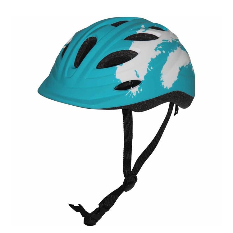 One23 Junior Bike Helmet - Green/White 46-52cm - liquidation.store
