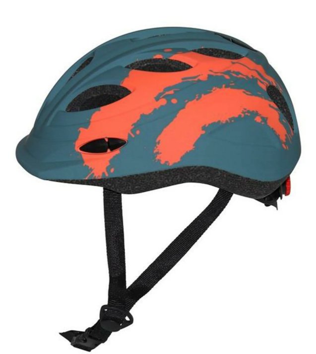 One23 Junior Bike Helmet - Grey/Orange 46-52cm - liquidation.store