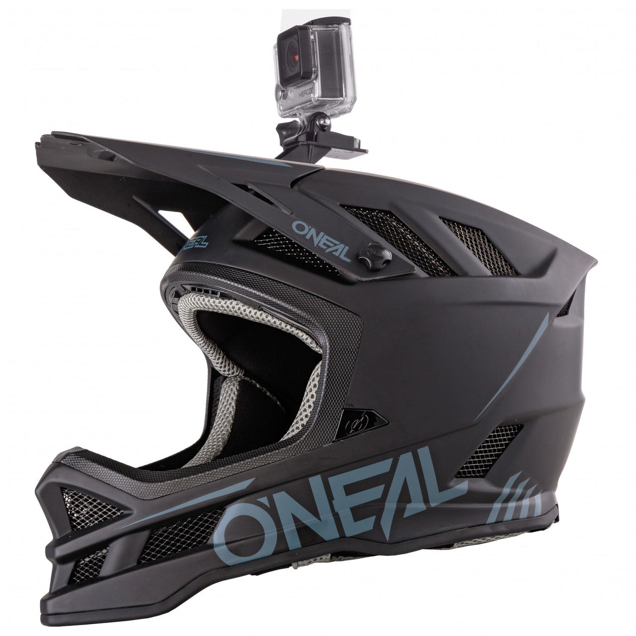 downhill helm xl Oneal Blade Polyacrylite Solid Downhill Helmet Black XL