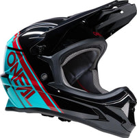 Thumbnail for O'Neal Sonus Full Face Helmet in Black/Teal - Large (59-60cm) - liquidation.store