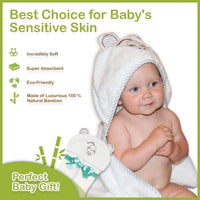 Thumbnail for Organic Bamboo Hooded Baby Towel by Liname - liquidation.store