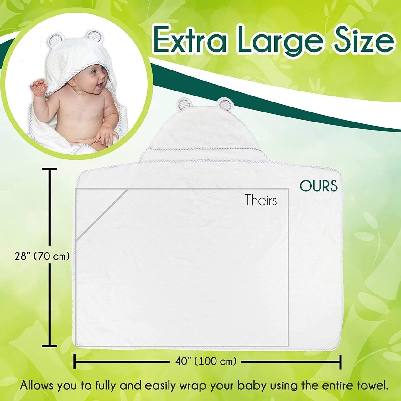 Organic Bamboo Hooded Baby Towel by Liname - liquidation.store