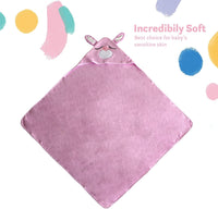 Thumbnail for Organic Bamboo Hooded Baby Towel Rabbit Pink by Liname - liquidation.store