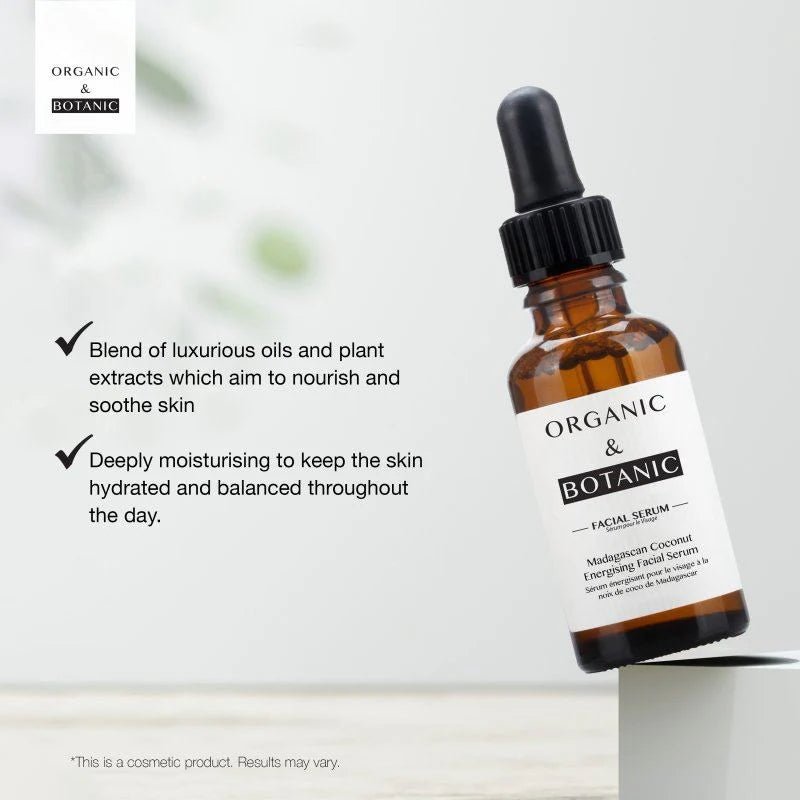 Organic & Botanic Madagascan Coconut Facial Serum 30ml - liquidation.store
