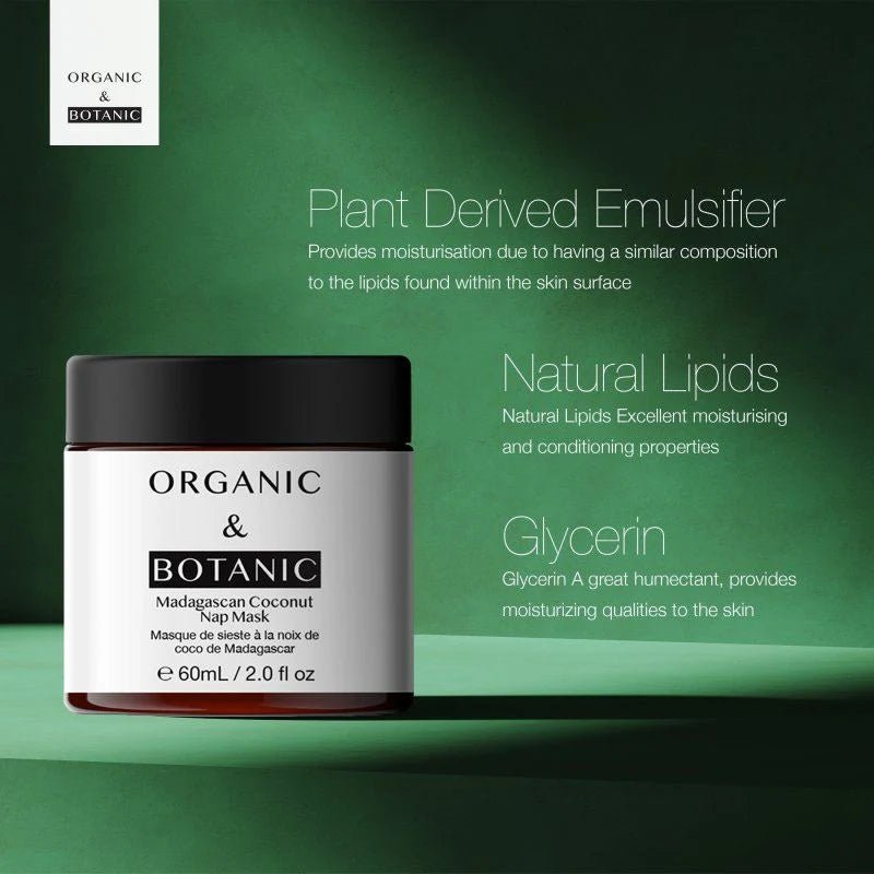 Organic & Botanic Madagascan Coconut Nap Mask 60ml - liquidation.store