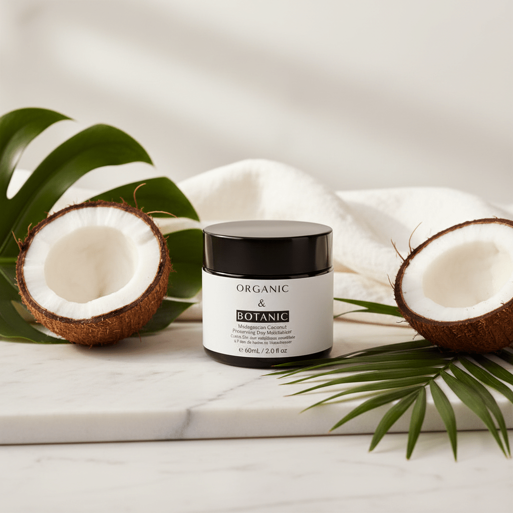 Organic & Botanic Madagascan Coconut Preserving Day Moisturiser 60ml - liquidation.store