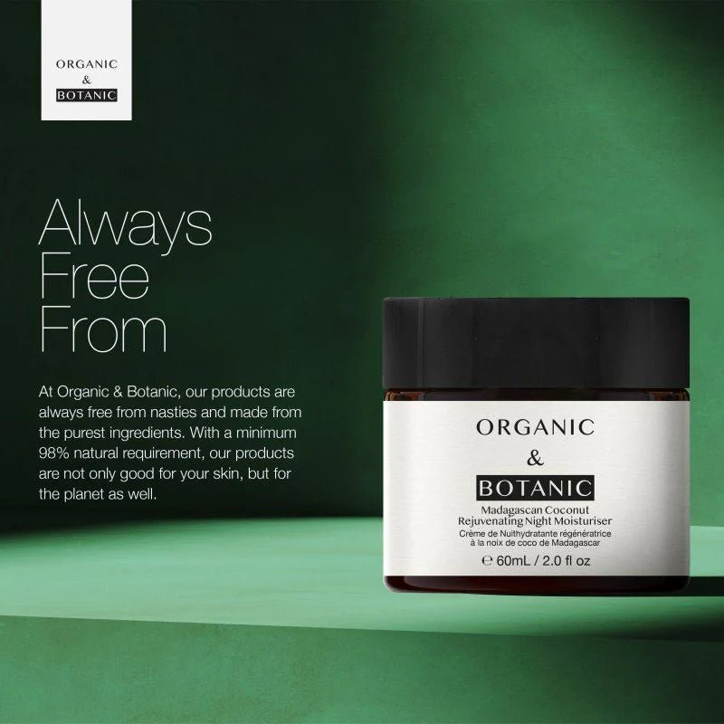 Organic & Botanic Madagascan Coconut Rejuvenating Night Moisturiser 60ml - liquidation.store