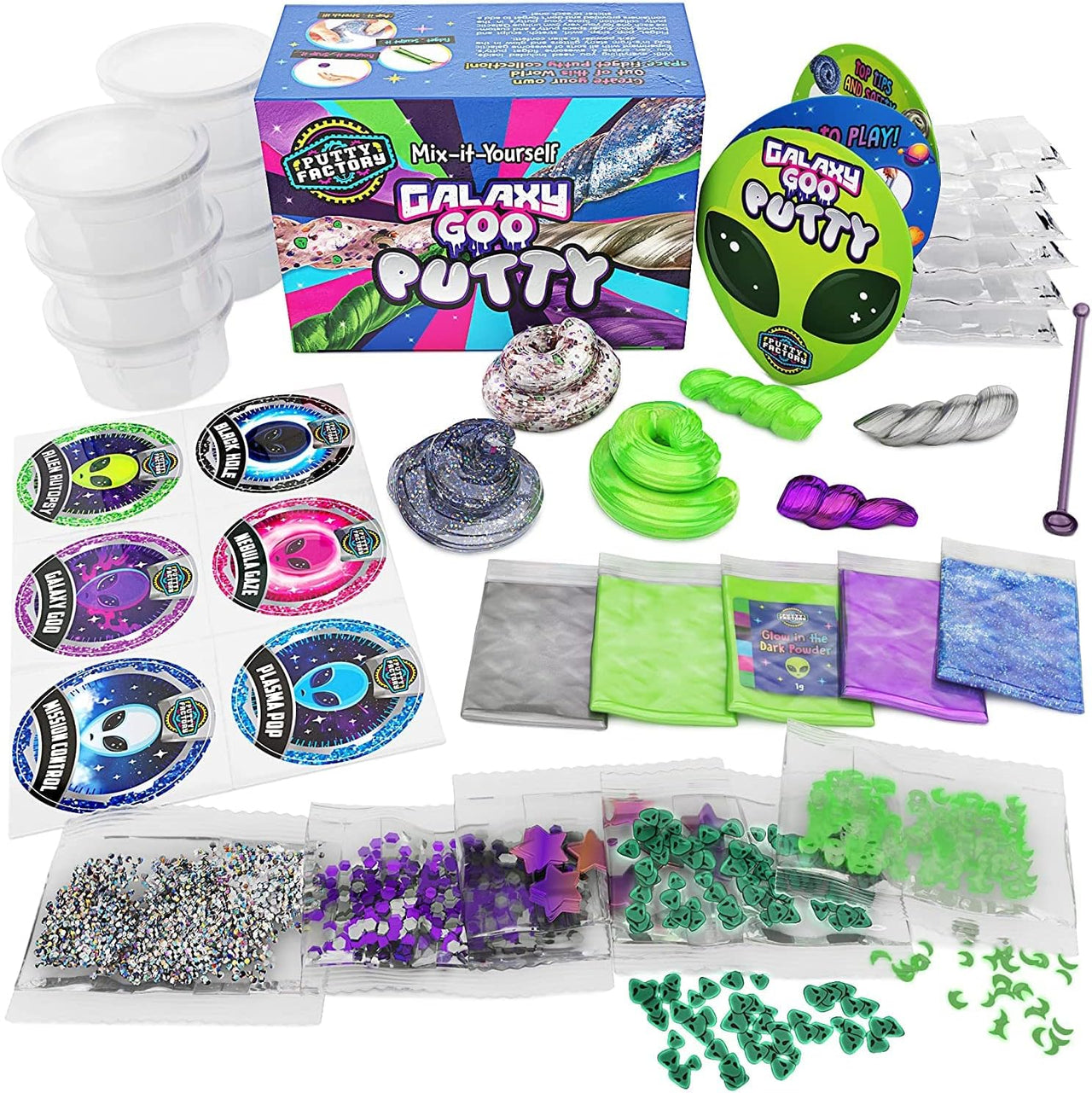 Original Stationery Galaxy Space Goo Putty - 29 Piece - liquidation.store