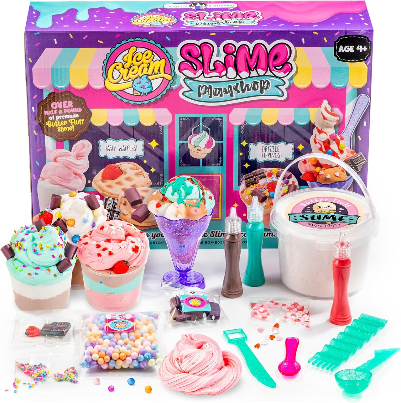 Original Stationery Ice Cream Slime Playshop For Kids - liquidation.store