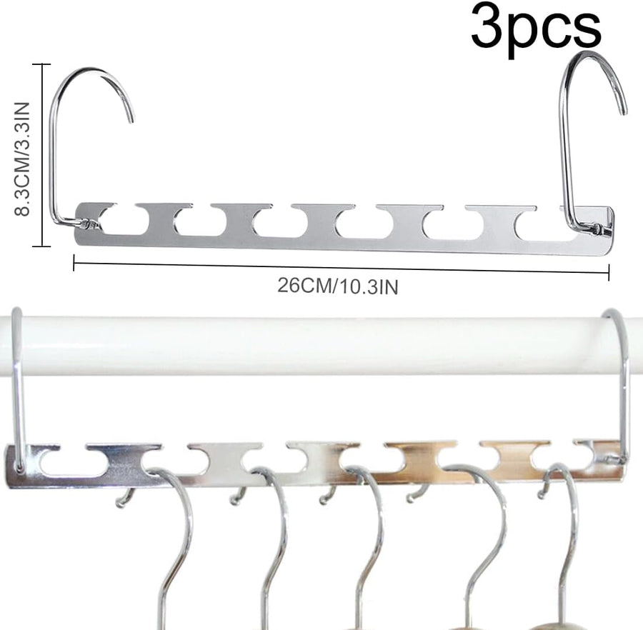 Pack of 3 Magic Space Saving Hangers - liquidation.store
