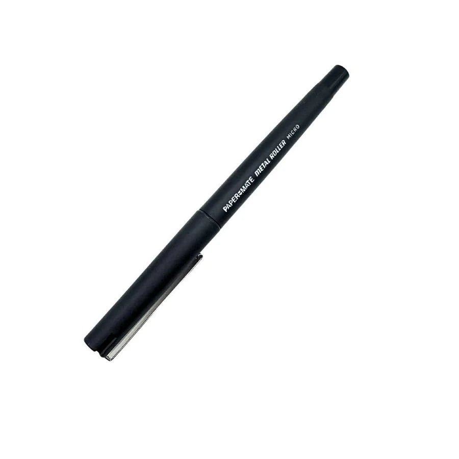 Paper Mate Metal Roller Pens - Bulk Pack 144 Pens (Black) - liquidation.store