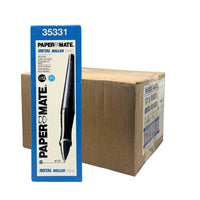 Thumbnail for Paper Mate Metal Roller Pens - Bulk Pack 144 Pens (Blue) - liquidation.store