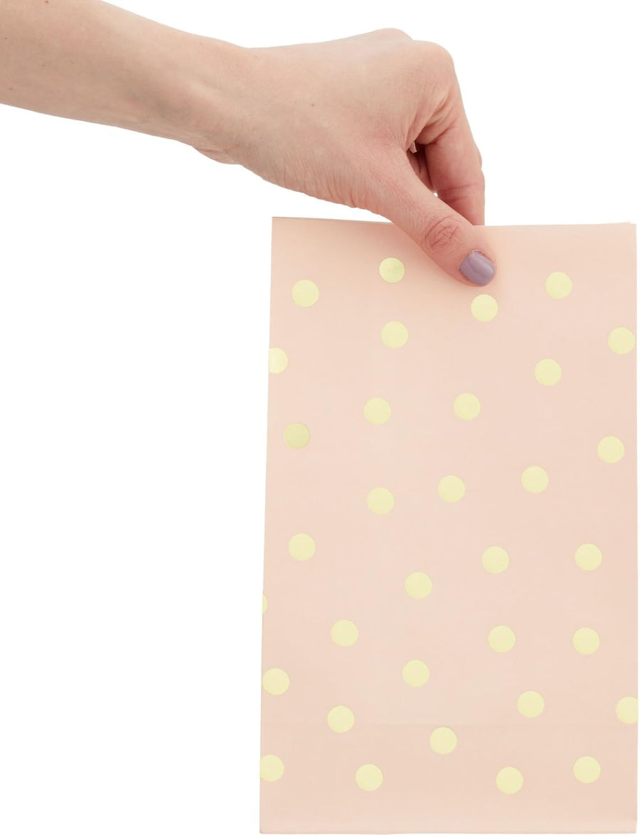 Party Gift Bags - 24-Pack (Pink) - liquidation.store