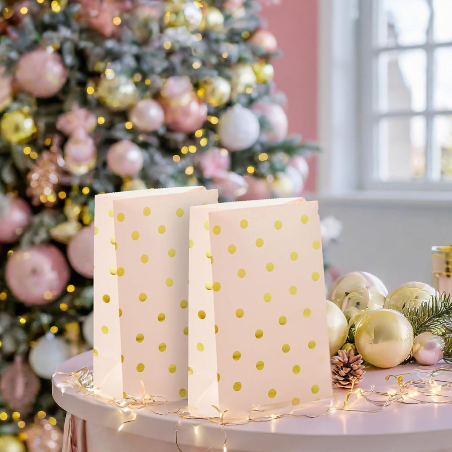 Party Gift Bags - 24-Pack (Pink) - liquidation.store