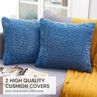 Thumbnail for PAULEON Cushion Covers 2 Pack – 50x50 cm Classic Blue - liquidation.store