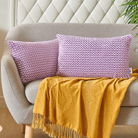 Thumbnail for PAULEON Jacquard Cushion Covers 2 Pack - Various Colours - liquidation.store