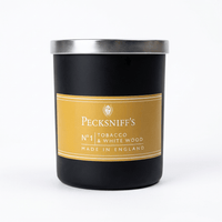 Pecksniff's 1 wick Mandle Tobacco & White Wood Candle - liquidation.store