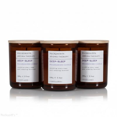 Pecksniffs Aroma: Therapy Deep - Sleep Candle - 100g - liquidation.store