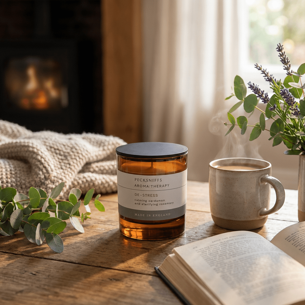 Pecksniff's Aroma:Therapy De - Stress Candle 1w - liquidation.store