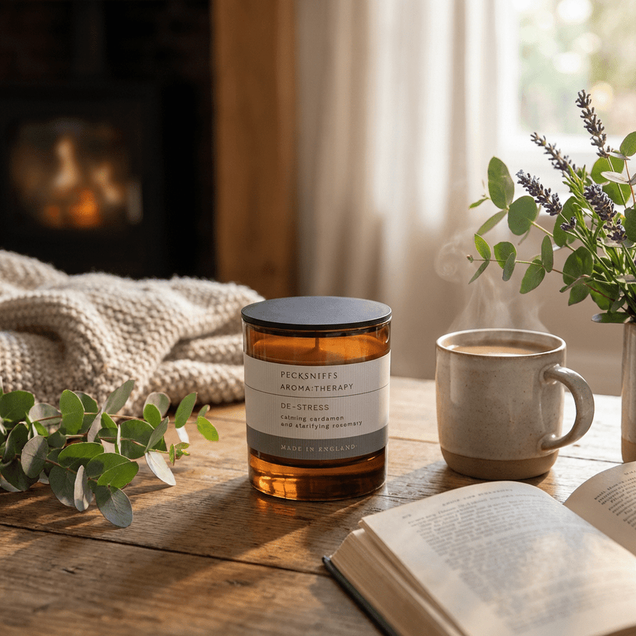 Pecksniff's Aroma:Therapy De - Stress Candle 1w - liquidation.store