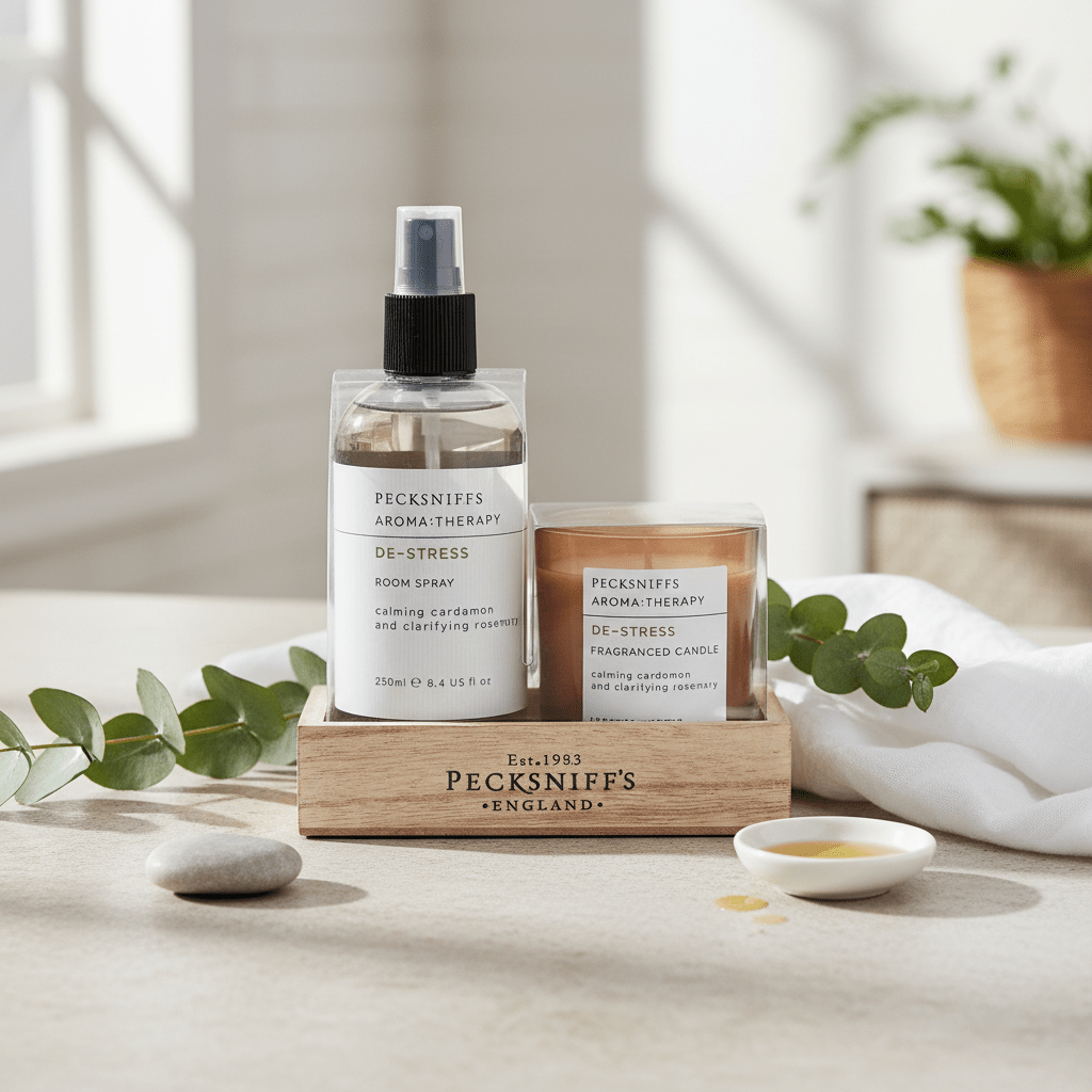 Pecksniffs Aroma:Therapy De - Stress Home Duo Caddy - liquidation.store