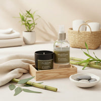 Pecksniff's Bamboo & Vetiver Candle and Room Spray Set - liquidation.store