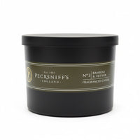 Pecksniff's Bamboo & Vetiver Fragranced Candle No.3 - 3 Wick (515g) - liquidation.store