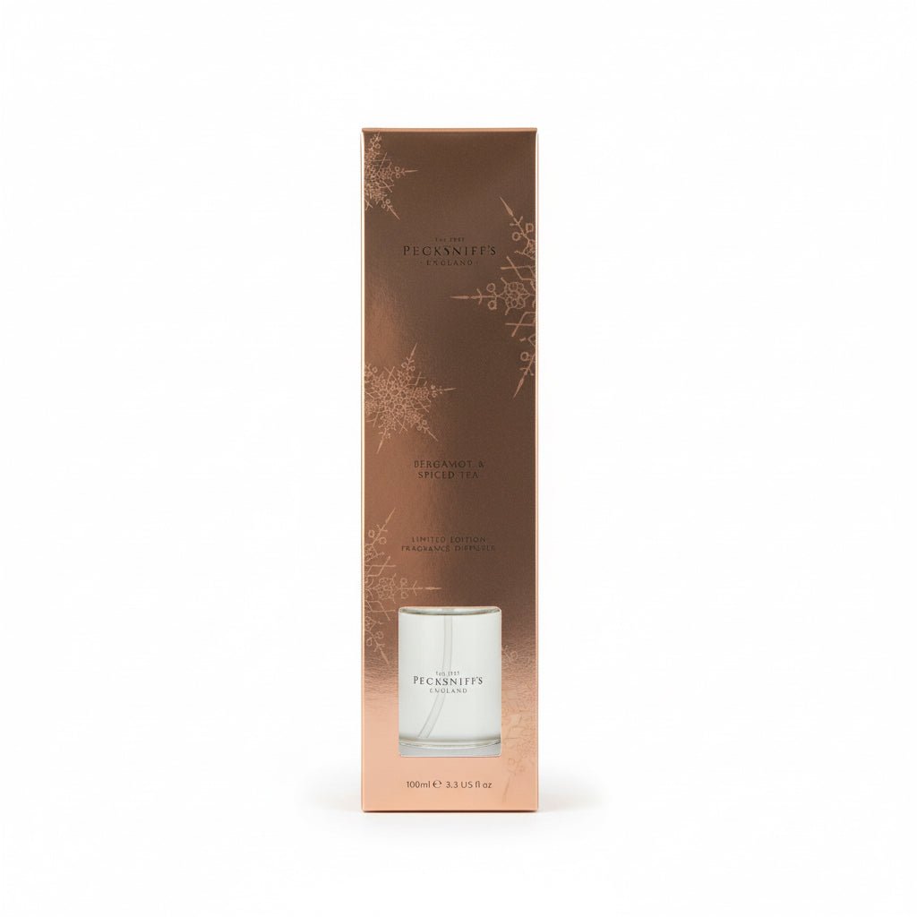 Pecksniff's Bergamot & Spiced Tea Fragrance Diffuser 100ml - liquidation.store
