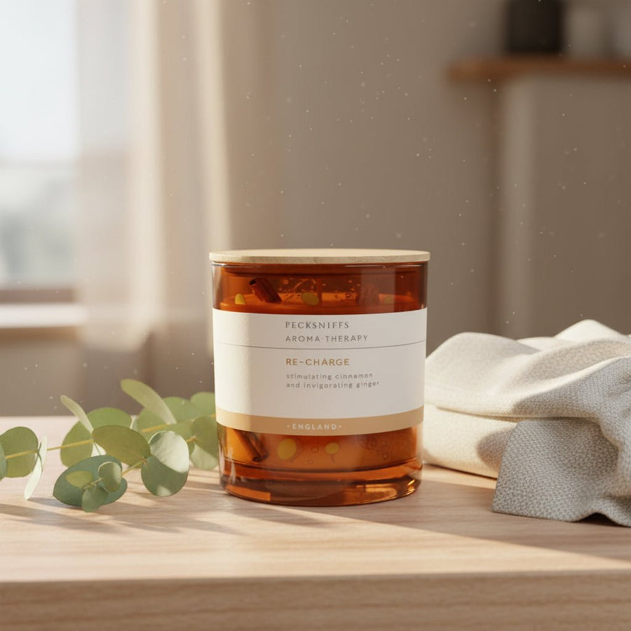 Pecksniffs Cinnamon and Ginger Aromatherapy Candle - 595g - liquidation.store