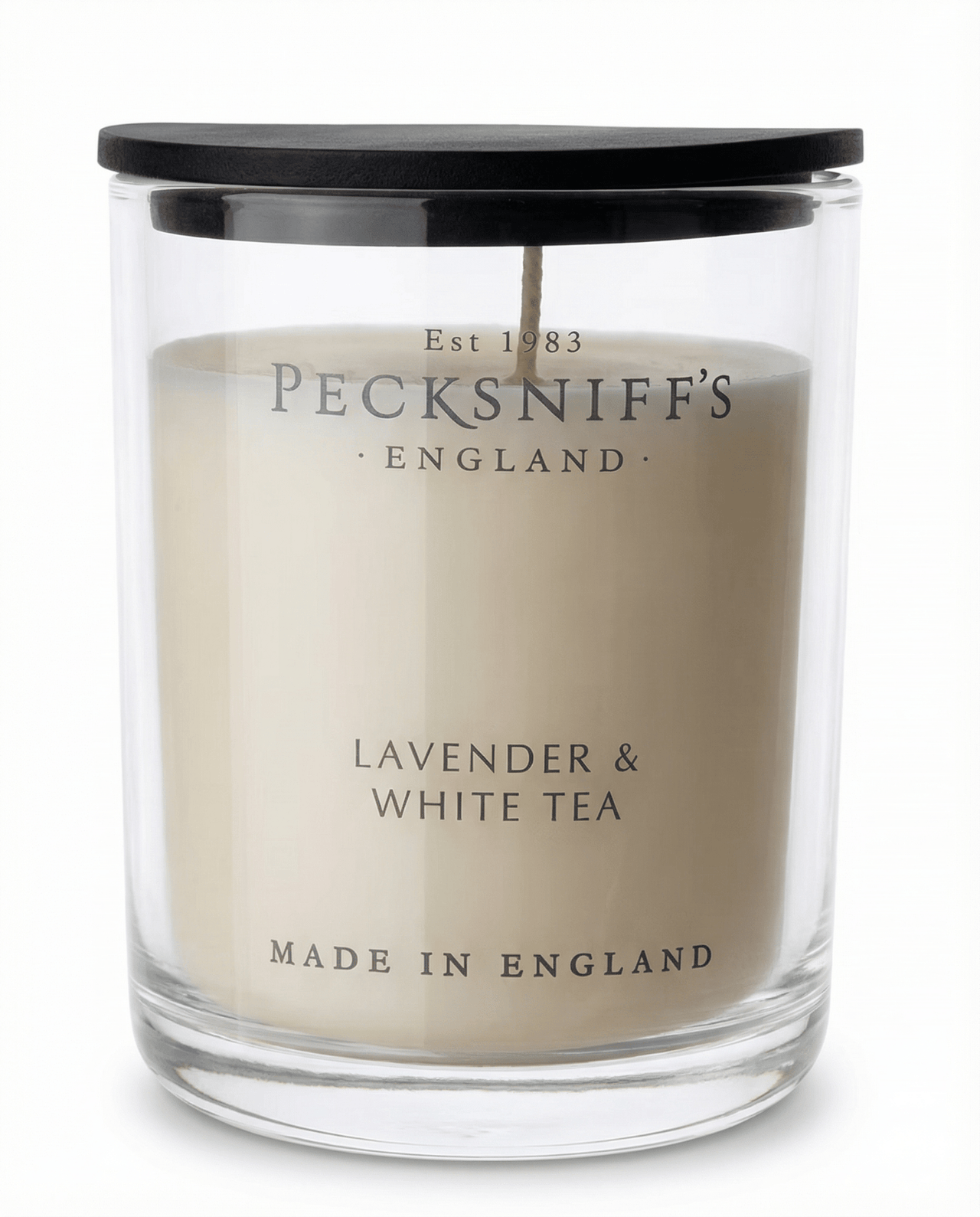 Pecksniff's Classic Lavender & White Tea Mini 1W Candle - liquidation.store