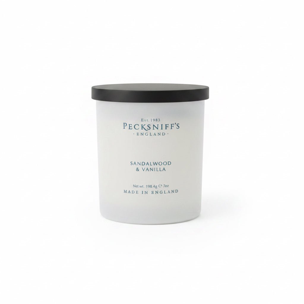 Pecksniff's Classic Sandalwood & Vanilla Candle 1W 198g - liquidation.store