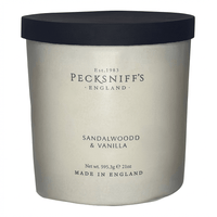 Pecksniff's Classic Sandalwood & Vanilla Tall Candle 3wick - liquidation.store