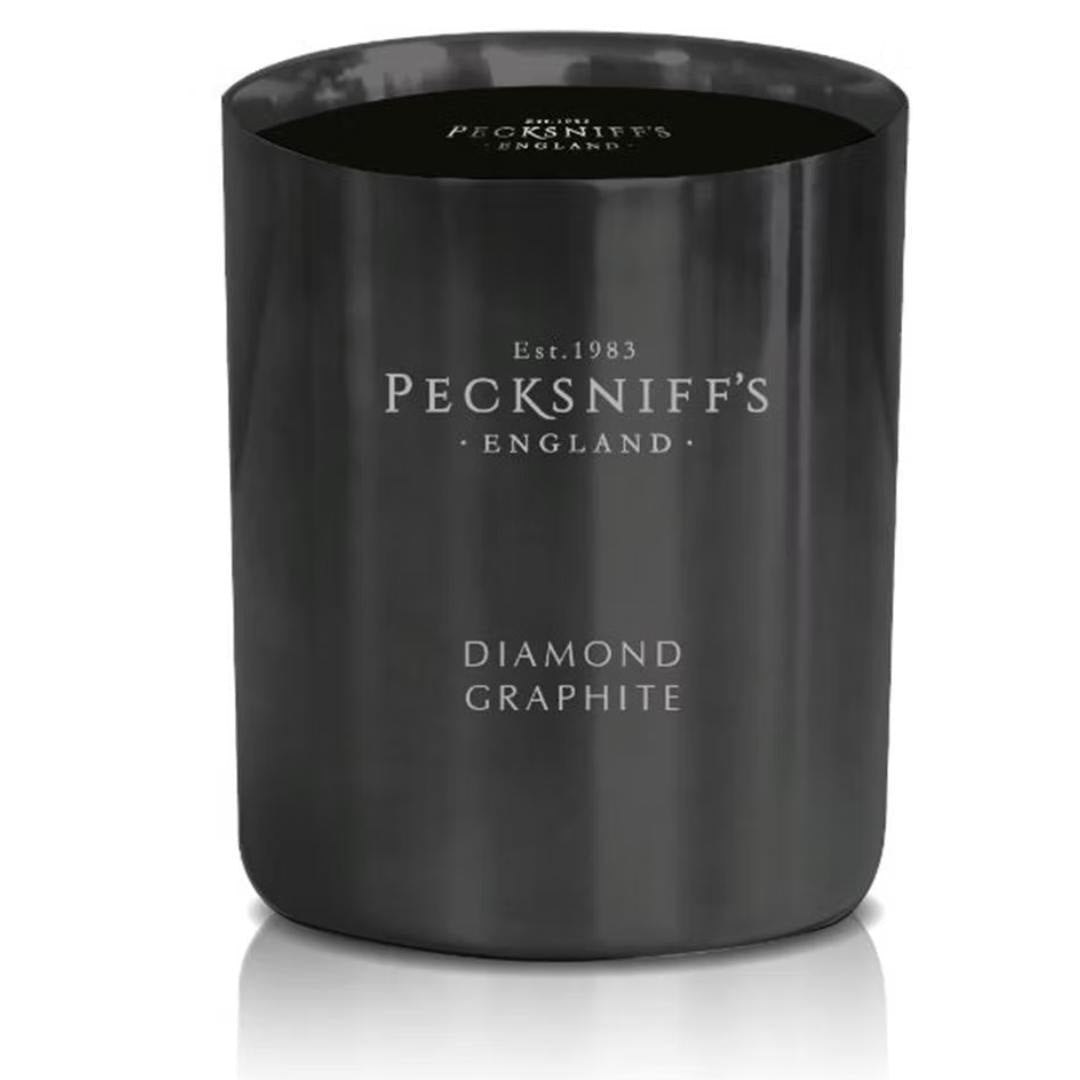 Pecksniffs Diamond Graphite 1W Candle - 198g - liquidation.store