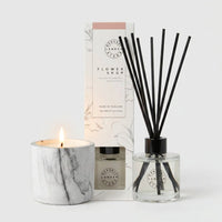 Pecksniff’s Flower Shop Candle & Floral Diffuser Set – Home Fragrance Duo - liquidation.store