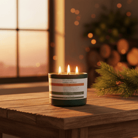 Pecksniffs Forest Retreat Mindful Scented Candle with Wooden Lid 283g - liquidation.store