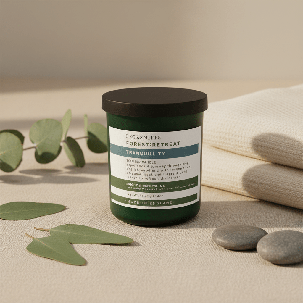 Pecksniffs Forest Retreat Scented Candle Tranquillity - 113g - liquidation.store