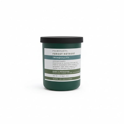 Pecksniffs Forest Retreat Tranquillity Scented Candle - 1 Wick (113g) - liquidation.store