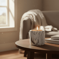 Pecksniff’s General Store Marble Candle Flower Shop - 150g - liquidation.store