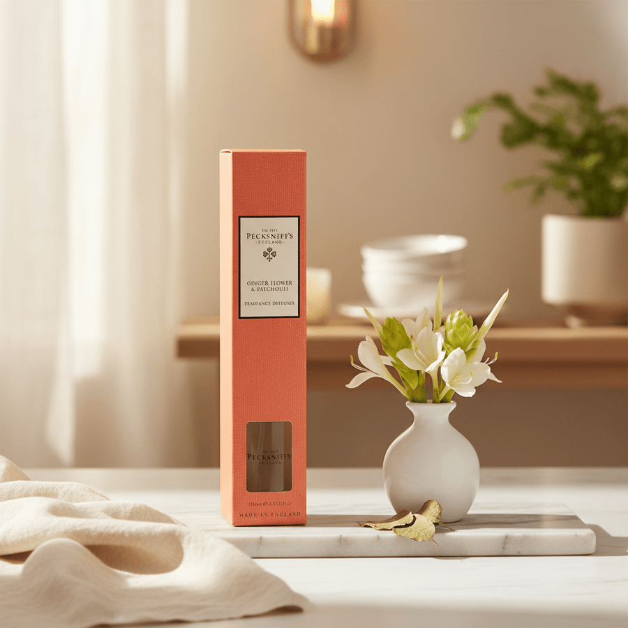 Pecksniff's Ginger Flower & Patchouli Fragrance Diffuser 100ml - liquidation.store