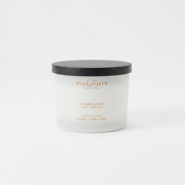 Pecksniff's Ginger Flower & Patchouli Scented Candle - 3 wick - liquidation.store