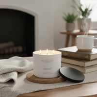 Pecksniff's Ginger Flower & Patchouli Scented Candle 3 wick 283g - liquidation.store