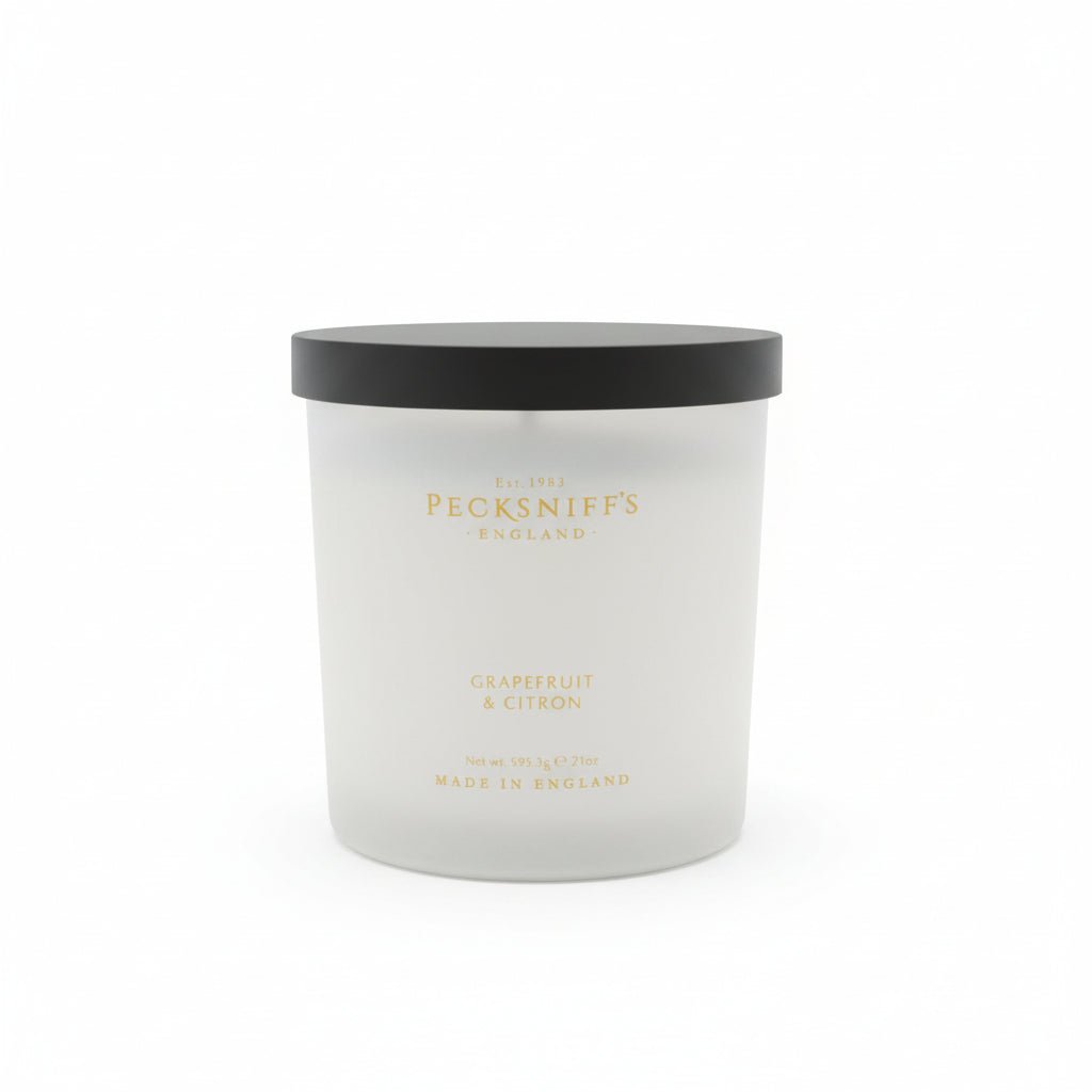 Pecksniff's Grapefruit & Citron Scented Candle 595g - liquidation.store
