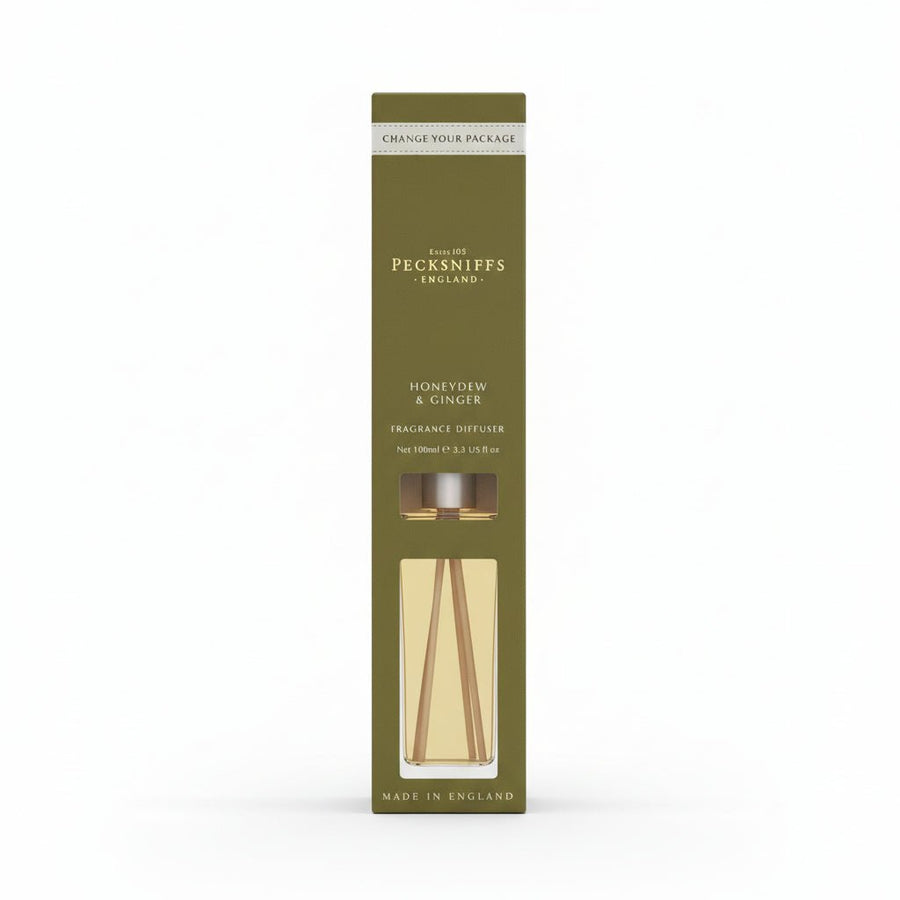 PECKSNIFF'S Honeydew & Ginger Fragrance Reed Diffuser 100ml - liquidation.store